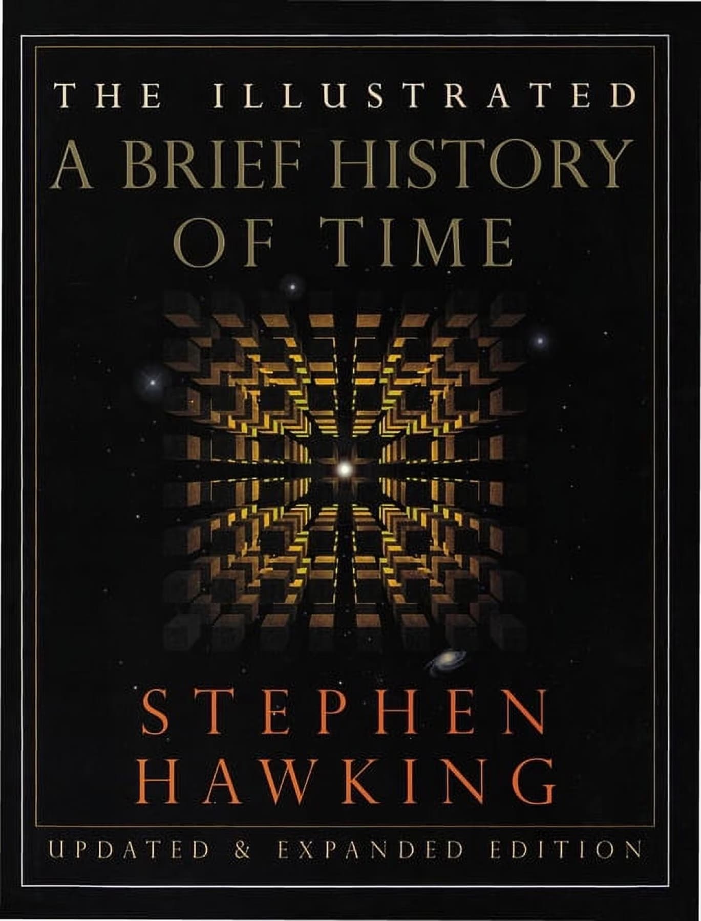 Cover of A Brief History of Time by Stephen Hawking.