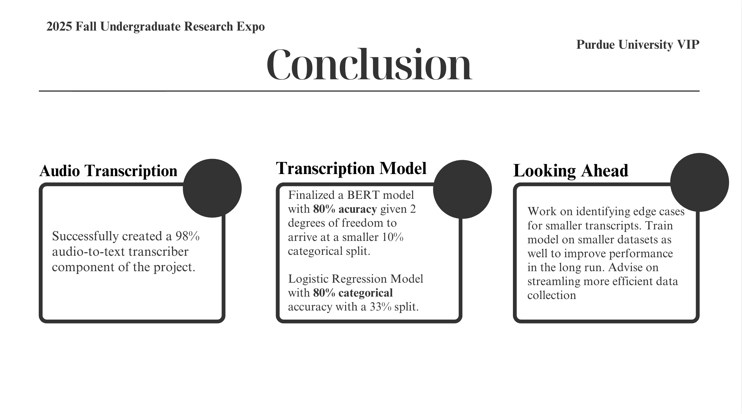 Smart Cities slide explaining PASER road-condition ratings and audio transcription.